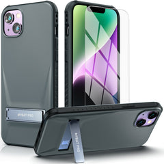 MyBat Pro Beyonder Series Case with Kickstand + Tempered Glass for Apple iPhone 14 Plus