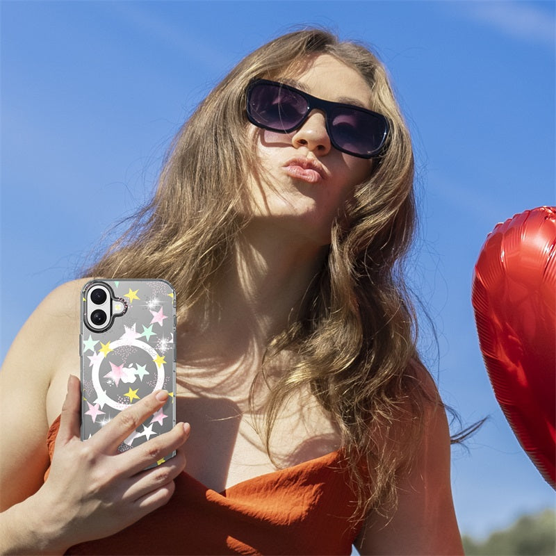 MyBat Pro Mood Series MagSafe Case (with Diamonds) for Apple iPhone 16 PlusiPhone 16 Plus