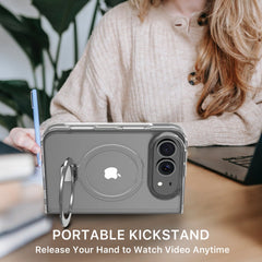 MyBat Pro Shade Series Case w/ MagSafe Ring Stand for Apple iPhone Duo - Clear