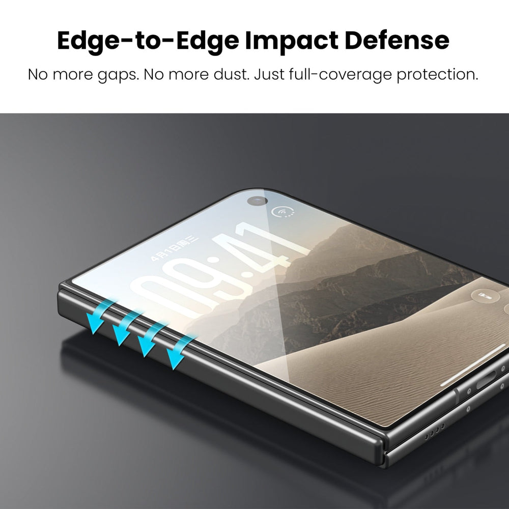 MyBat Pro Tempered Glass Screen Protector with Installation Tray for Apple iPhone Duo - Clear