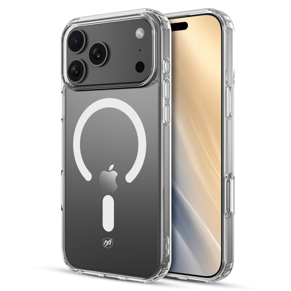 MyBat Pro iPhone 18 Pro / 17 Pro Bundle #1 - Clear Case / White Charger + Cable