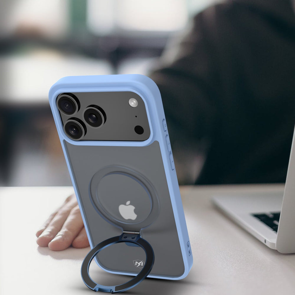 MyBat Pro Shade Series Case w/ MagSafe Ring Stand for Apple iPhone 18 Pro Max / 17 Pro Max - Glacier