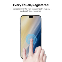 MyBat Pro 2-Way Privacy Tempered Glass Screen Protector with Installation Tray for Apple iPhone 18 Pro