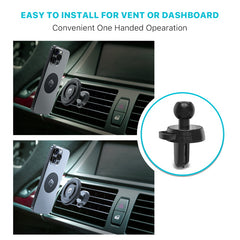 Support magnétique de téléphone pour voiture MyBat Pro 3-en-1