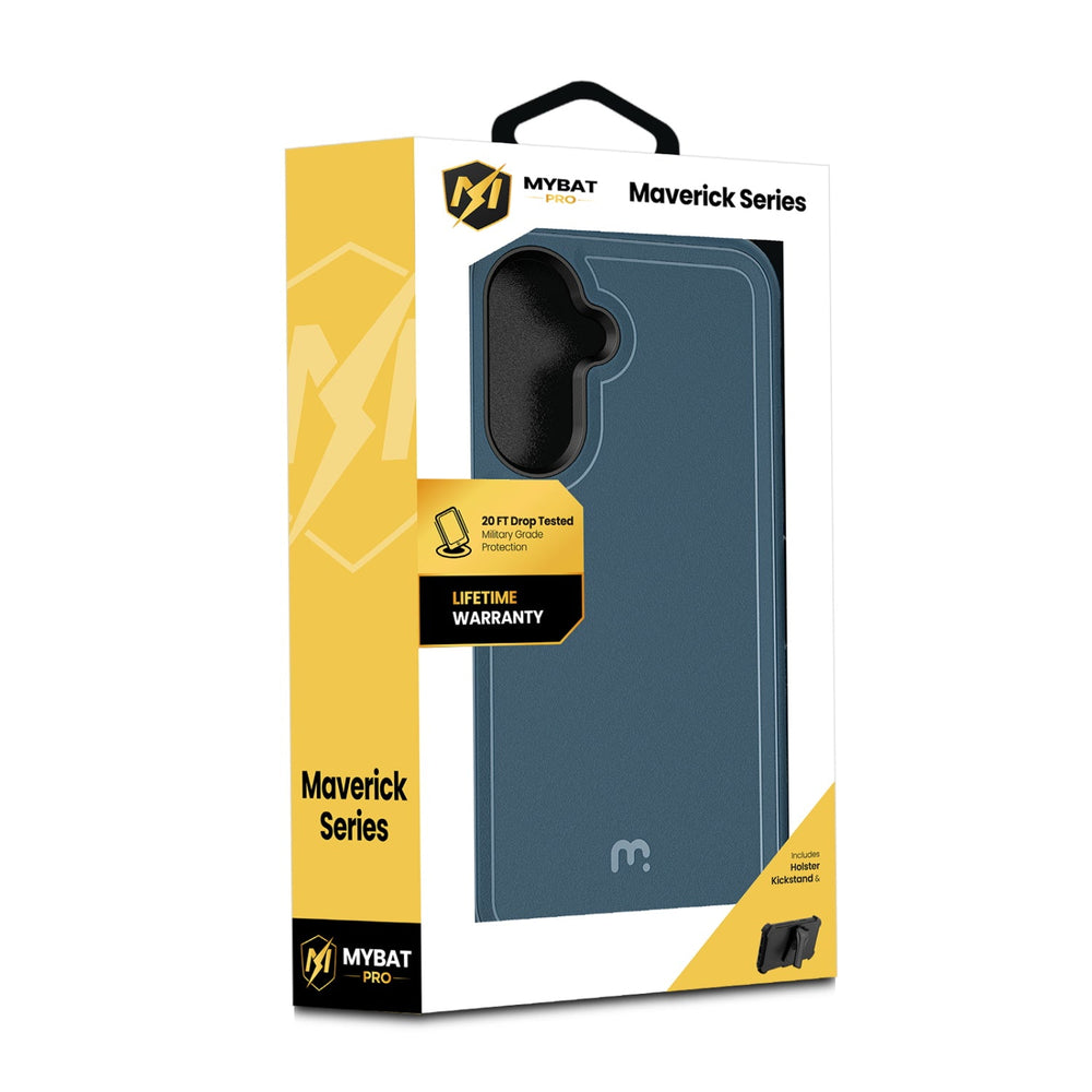 MyBat Pro Maverick Series Case w/ Holster for Samsung Galaxy A18 5G / A17 5G - Blue