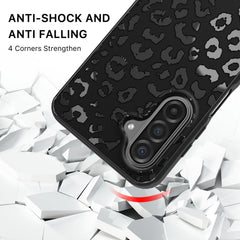 MyBat Pro Mood Series Case for Samsung Galaxy A18 5G / A17 5G / A16 5G - Black Leopard