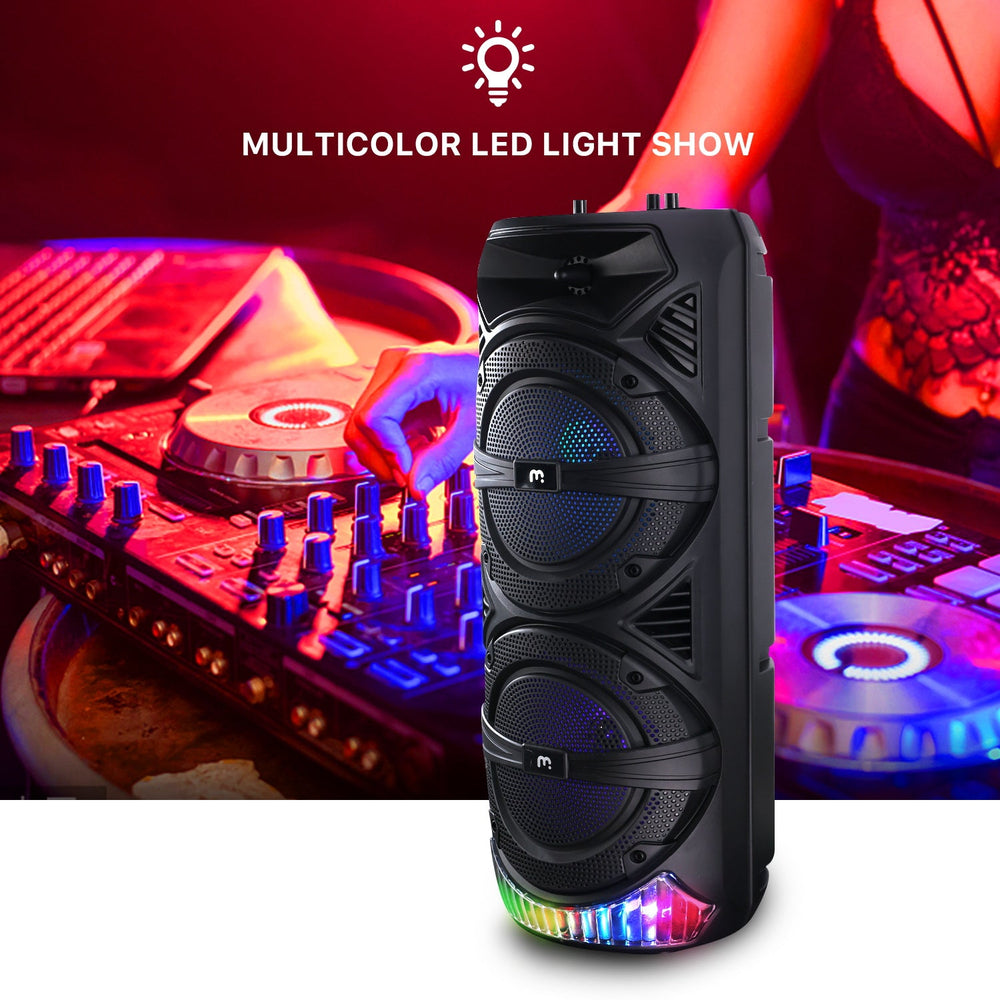 MyBat Pro Salsa LED Portable Wireless Speaker - Black