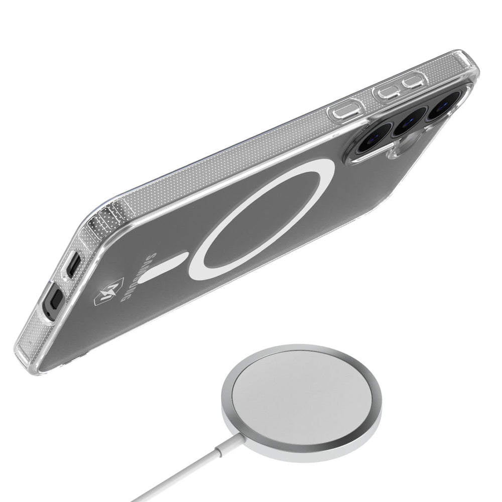 MyBat Pro Samsung Galaxy S26 Fan Edition Bundle #1 - Clear Case / White Charger + Cable