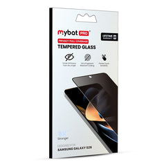 Film protecteur d'écran en verre trempé MyBat Pro Privacy à couverture intégrale pour Samsung Galaxy S26