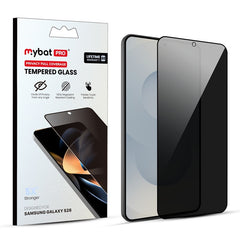 Film protecteur d'écran en verre trempé MyBat Pro Privacy à couverture intégrale pour Samsung Galaxy S26