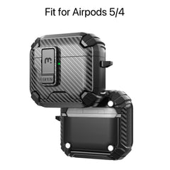 MyBat Pro SafeSound Magnetic Locking AirPods Case for Apple AirPods 5 / AirPods 4 - Black