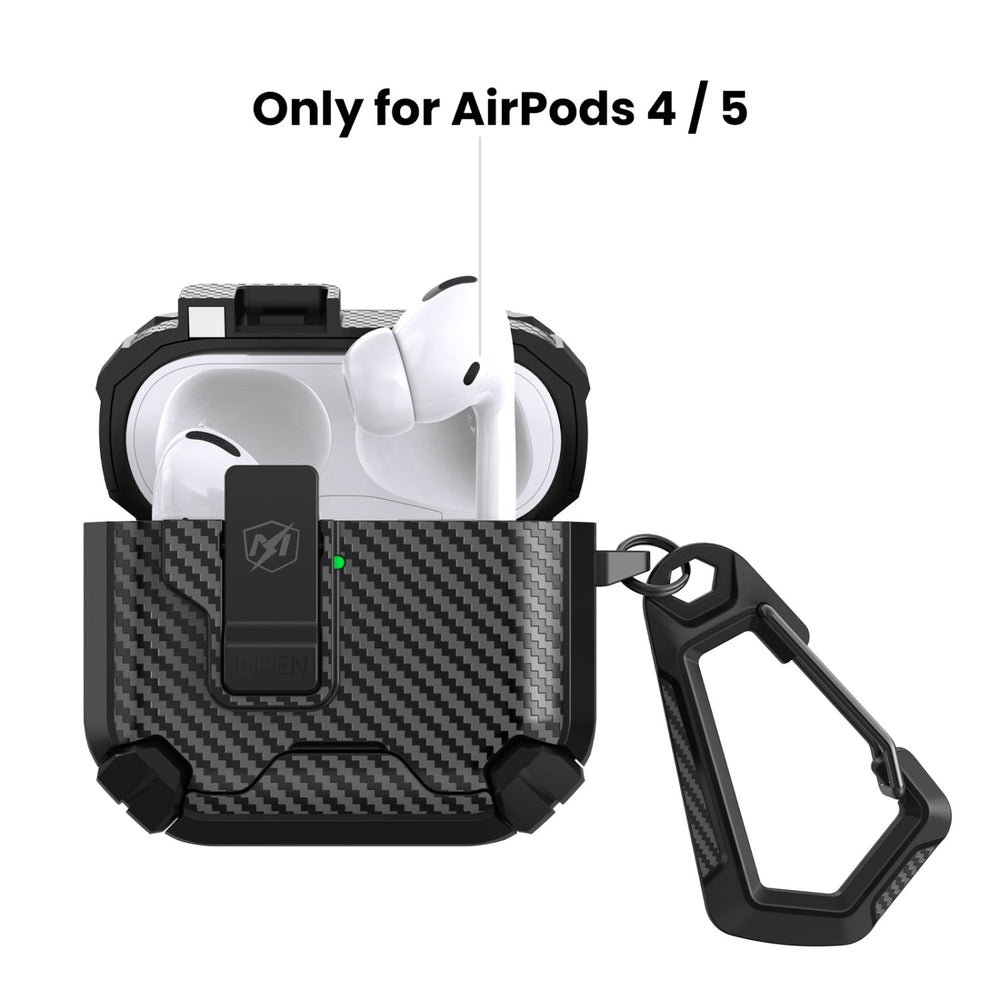 MyBat Pro SafeSound Magnetic Locking AirPods Case for Apple AirPods 5 / AirPods 4 - Black