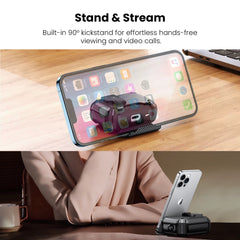 MyBat Pro SafeSound Magnetic Locking AirPods Case for Apple AirPods 5 / AirPods 4 - Black
