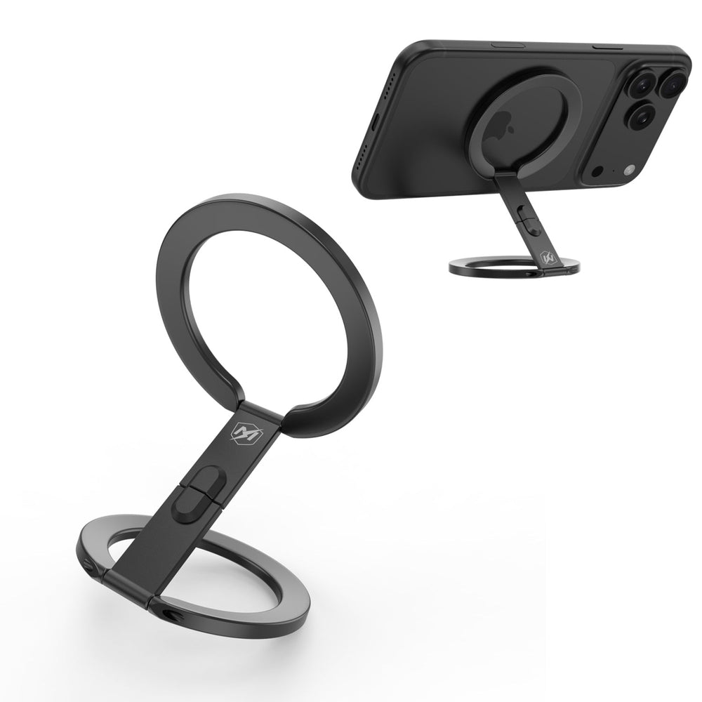 MyBat Pro CircleBack 360° Rotating Dual-Sided MagSafe Ring Stand - Black