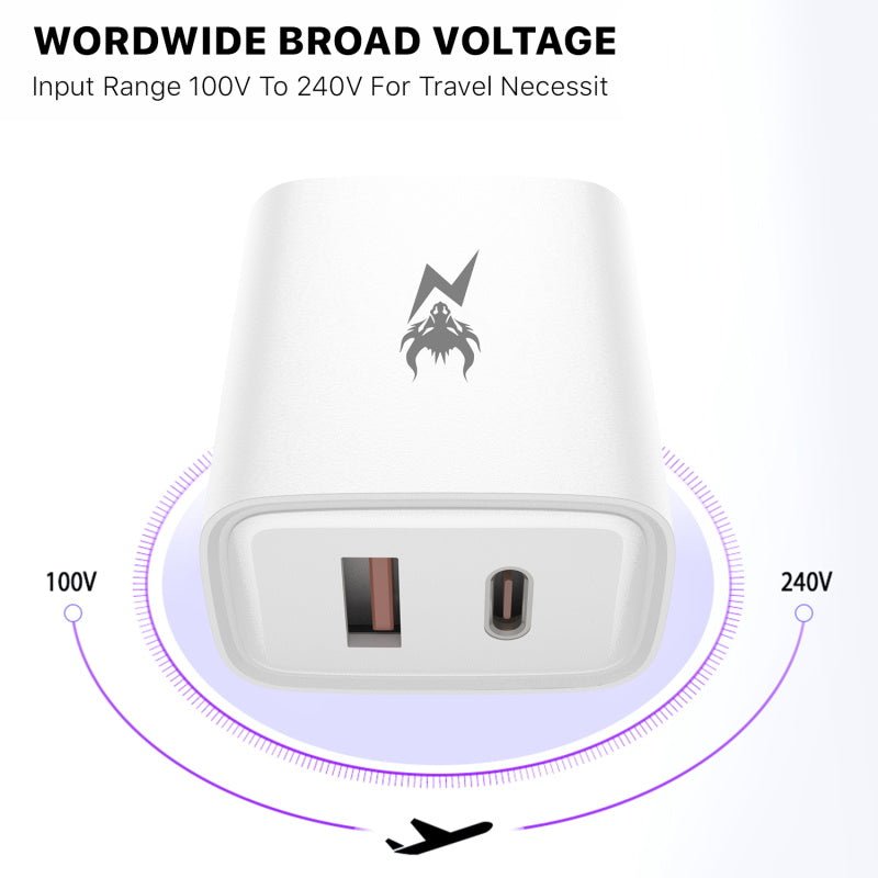 AmpNergy 20W Dual - Port Wall Charger (12PCS)MyBat Pro