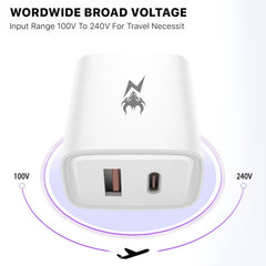AmpNergy 20W Dual - Port Wall Charger (12PCS)MyBat Pro