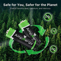 AmpNergy AA Batteries 12 PackMyBat Pro