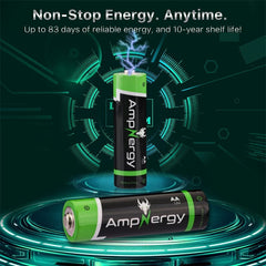 AmpNergy AA Batteries 12 PackMyBat Pro