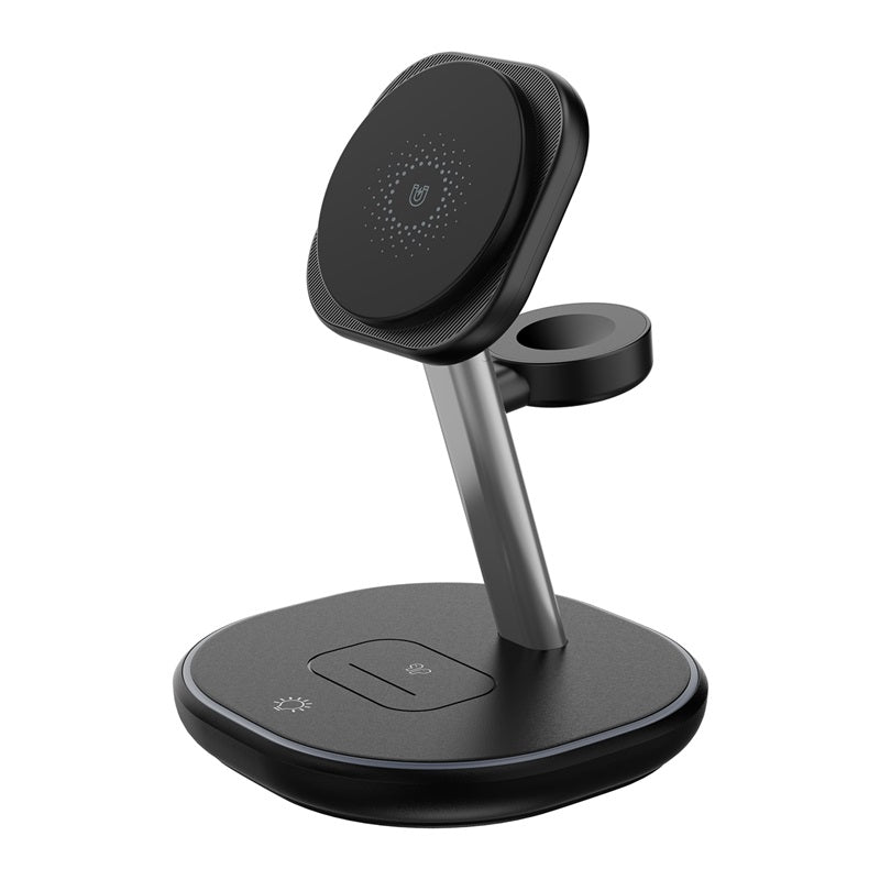 AmpNergy MagStance 3 - in - 1 Wireless Charging Stand - BlackMyBat Pro