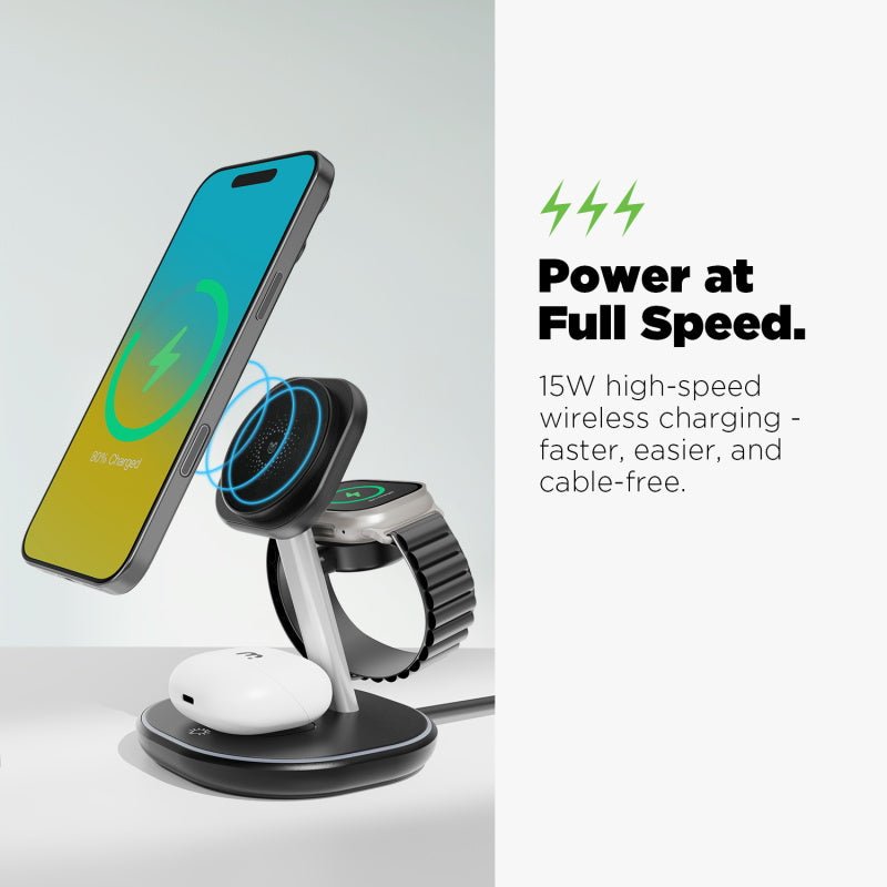 AmpNergy MagStance 3 - in - 1 Wireless Charging StandAmpNergy