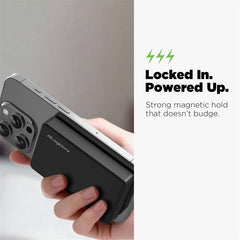 AmpNergy MagVault Slim Magnetic Power Bank – 10000mAh - BlackMyBat Pro