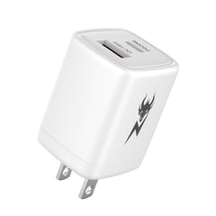 AmpNergy PowerSurge 20 Fast Dual - Port Charger w/ Foldable PlugMyBat Pro