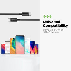 AmpNergy USB - C to USB - C Cable (L=6 FT)AmpNergy