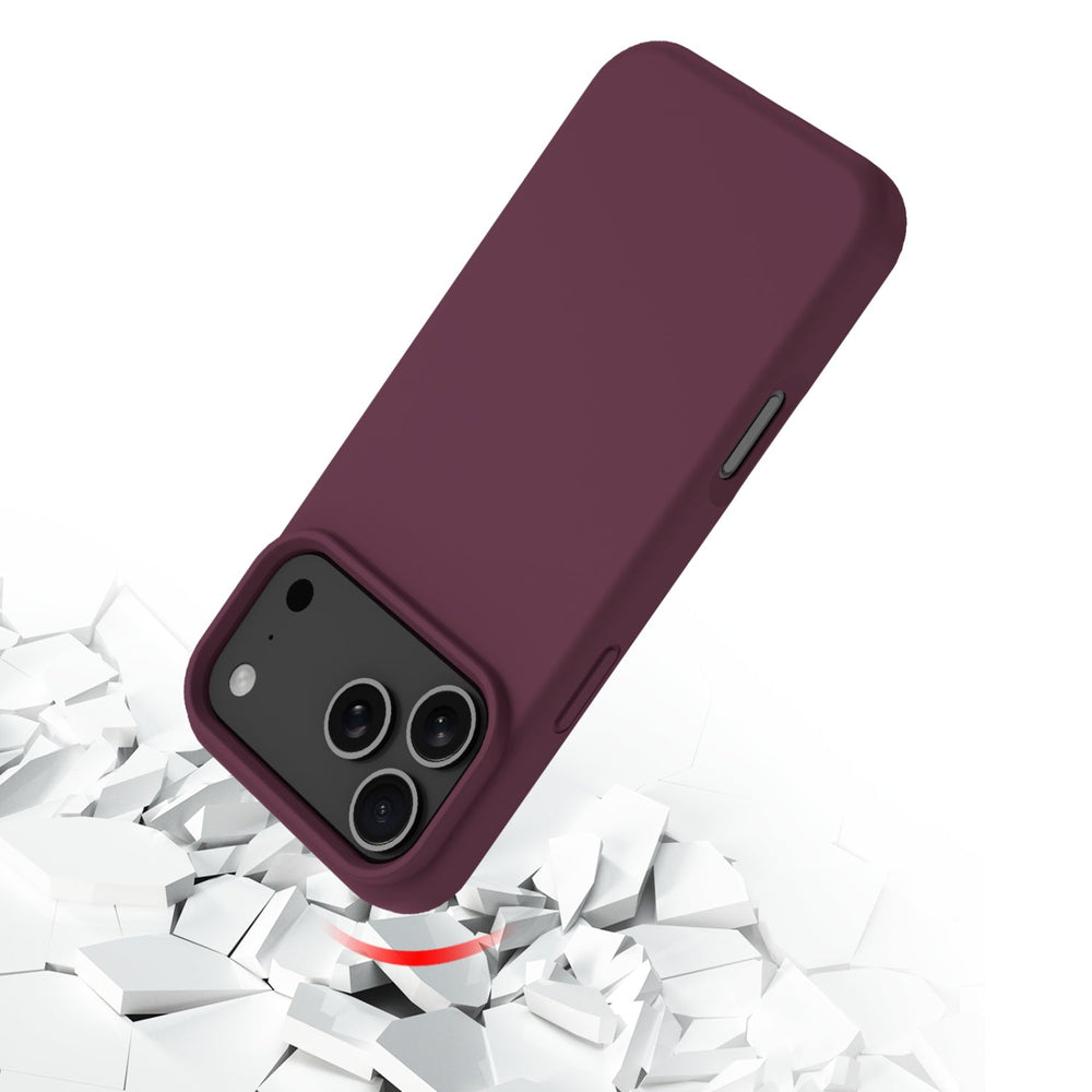 baseline Essence Series Silicone MagSafe Case for Apple iPhone 18 Pro / 17 Pro - Burgundy