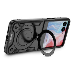 baseline Anti - Drop Hybrid Protector Case (with Ring Stand) for Motorola razr (2025) / razr (2024) - Red / BlackMyBat Pro