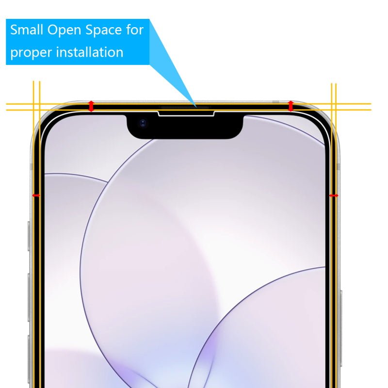 baseline Tempered Glass Screen Protector (2.5D) for Apple iPhone 17e / 16e / 14 / 13 / 13 Pro - ClearMybat Pro