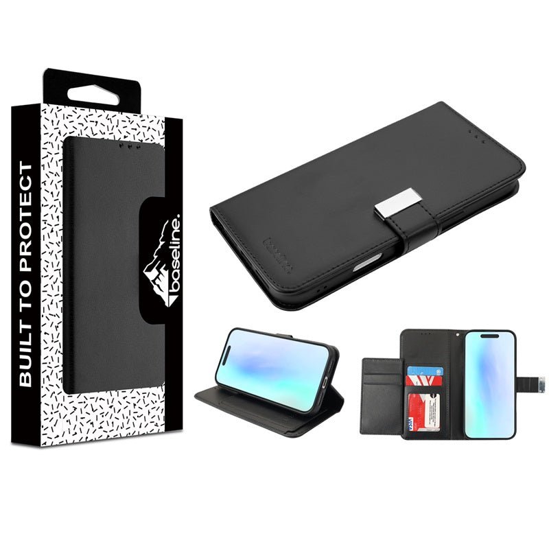 baseline Wallet Folio Case for Apple iPhone 17 Pro - BlackMyBat Pro