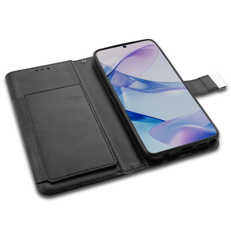 baseline Wallet Folio Case for Motorola Moto G Stylus 5G (2026) / Moto G Stylus 5G (2025) - Black / BlackMyBat Pro