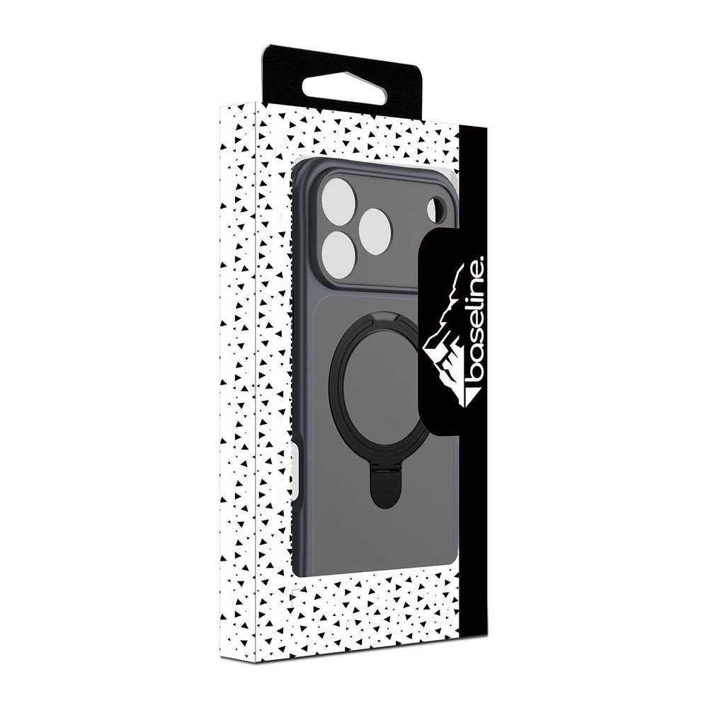 baseline TouchTone Series Kickstand Ring MagSafe Case for Apple iPhone 18 Pro Max / 17 Pro Max - Black