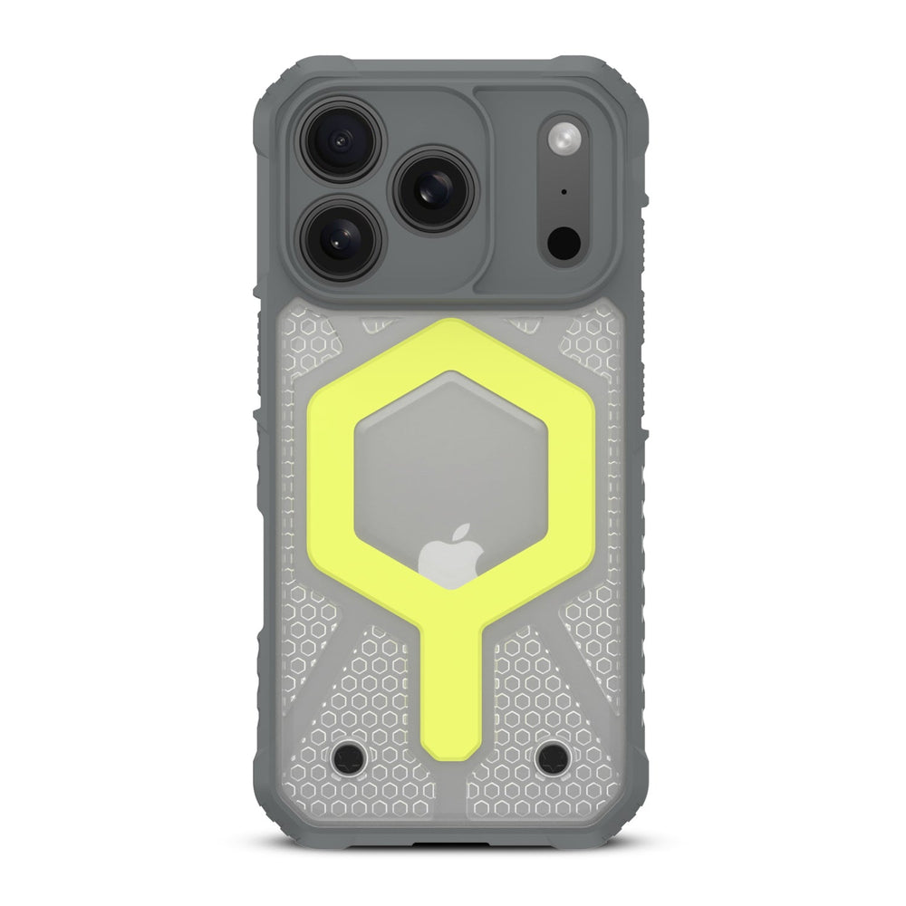 echelon Matrix Series MagSafe Case for Apple iPhone 18 Pro / 17 Pro - Grey + Green