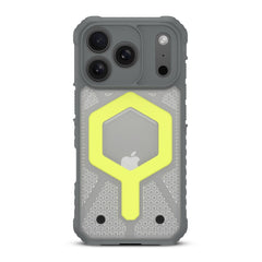 echelon Matrix Series MagSafe Case for Apple iPhone 18 Pro / 17 Pro - Grey + Green