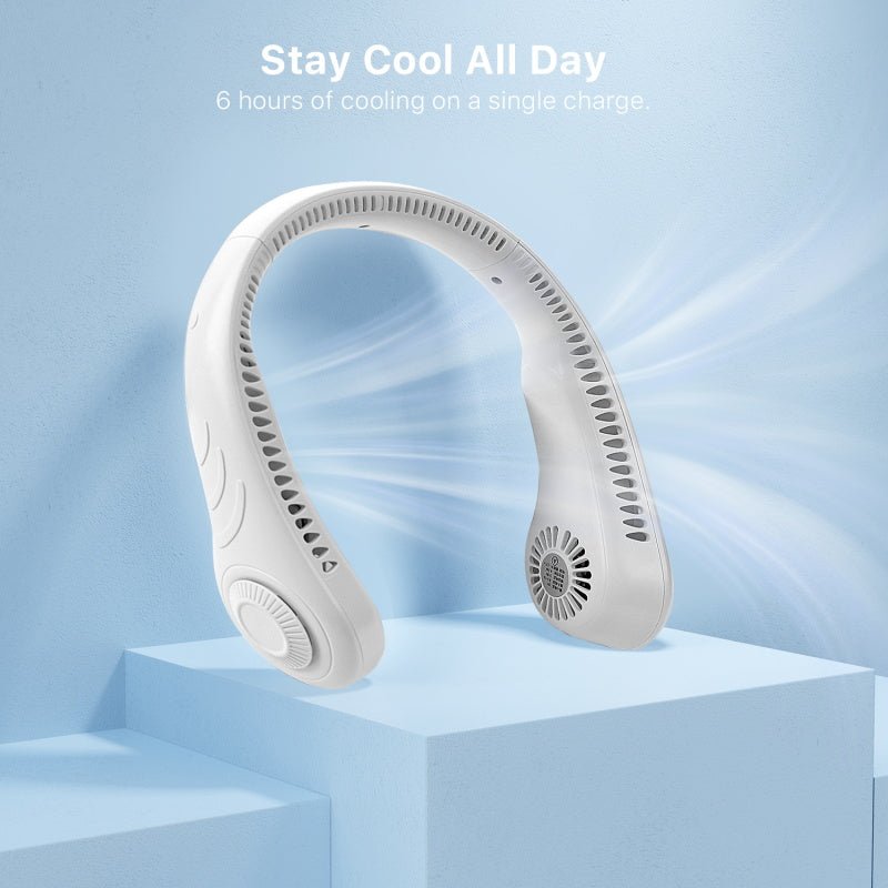 echelon EzBreeze Blade Less Neck Fan - WhiteMyBat Pro