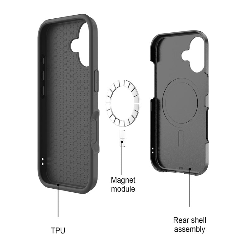 echelon Fuse Series w/ MagSafe Case for Apple iPhone 17 - WhiteMyBat Pro