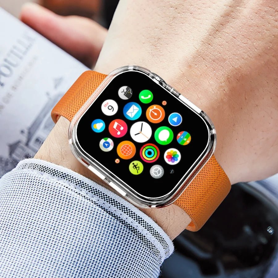 echelon Fusion Protector Case (with Tempered Glass Screen Protector) for Apple Watch Series 4 40mm - Transparent ClearMyBat Pro