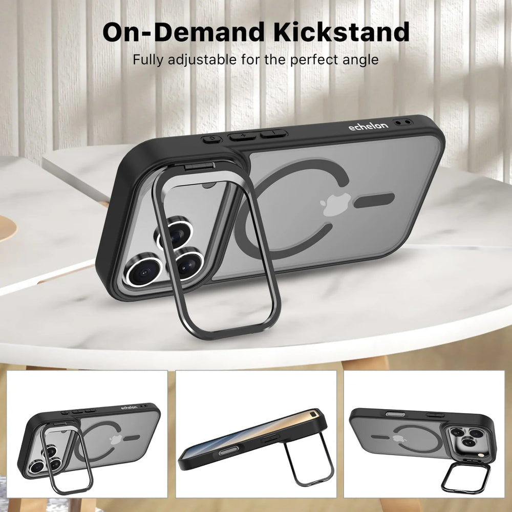 echelon InFrame MagSafe Case with Kickstand for Apple iPhone 18 Pro Max / 17 Pro Max - Blackechelon