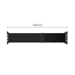 echelon Ironclad Stainless Steel Loop for Apple Watch Series 9 41mm/Watch Series 10 42mm / Watch SE (2022) 40mm - SilverWatch Series 9 45mm