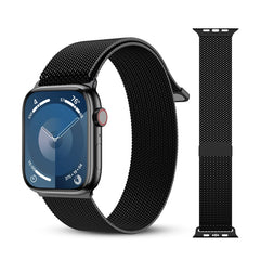 echelon Ironclad Stainless Steel Loop for Apple Watch Series 9 45mm/Watch Series 10 46mm / Watch SE (2022) 44mm - SilverWatch Series 9 45mm