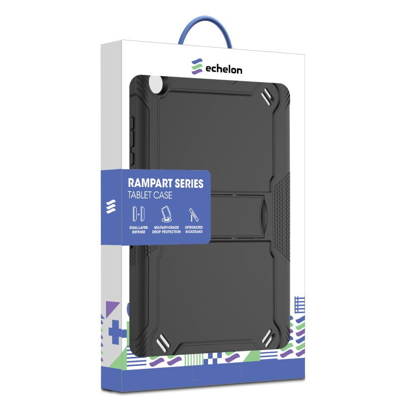echelon Rampart Series Rugged Tablet Case with Kickstand for Samsung Galaxy Tab A11+ 5G / Galaxy Tab A9+ 5G - Pink / PinkMyBat Pro