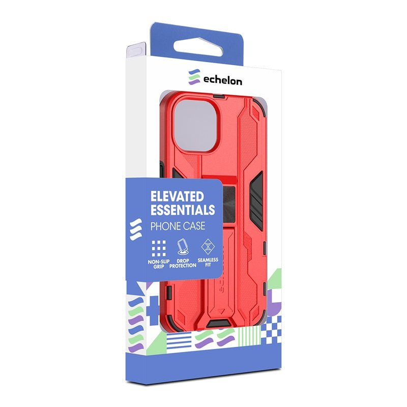 echelon Reflex Series Case w Kickstand for Apple iPhone 15 (6.1) - RedMyBat Pro