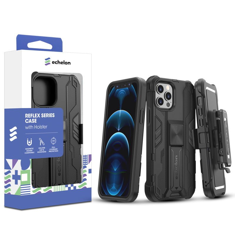 echelon Reflex Series Case with Holster for Apple iPhone 12 (6.1) / 12 Pro (6.1)iPhone 12 / 12 Pro