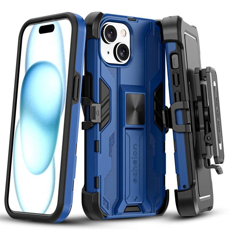 echelon Reflex Series Case with Holster for Apple iPhone 15 (6.1) - Reflex BlueiPhone 15