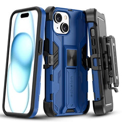 echelon Reflex Series Case with Holster for Apple iPhone 15 (6.1) - Reflex BlueiPhone 15