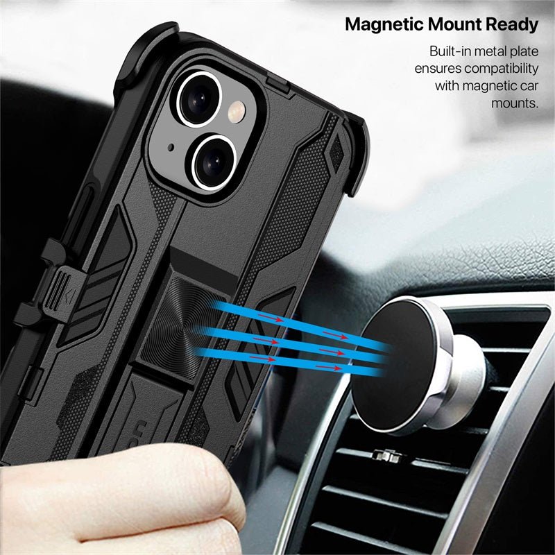 echelon Reflex Series Case with Holster for Apple iPhone 15 (6.1) - Reflex BlueMyBat Pro