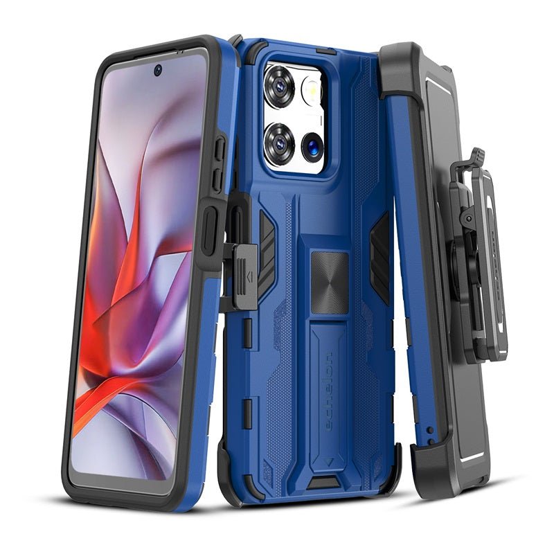 Njjex Leder-Hülle Für Motorola Moto G 5G 2025 – Mit 9 Kartenfächern, Ständer & Armband