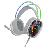 Echelon SoundScape See - Through RGB Gaming Headset w/ USB - C MicMyBat Pro