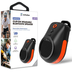echelon TrekTunes Clip - On Wearable Bluetooth Speaker - BlackMyBat Pro